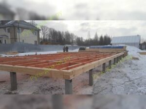 свайный фундамент для деревянного дома