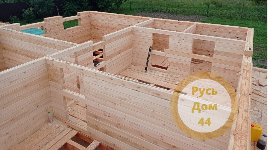 Дом из бруса двухэтажный 8х9 Клин-2-11