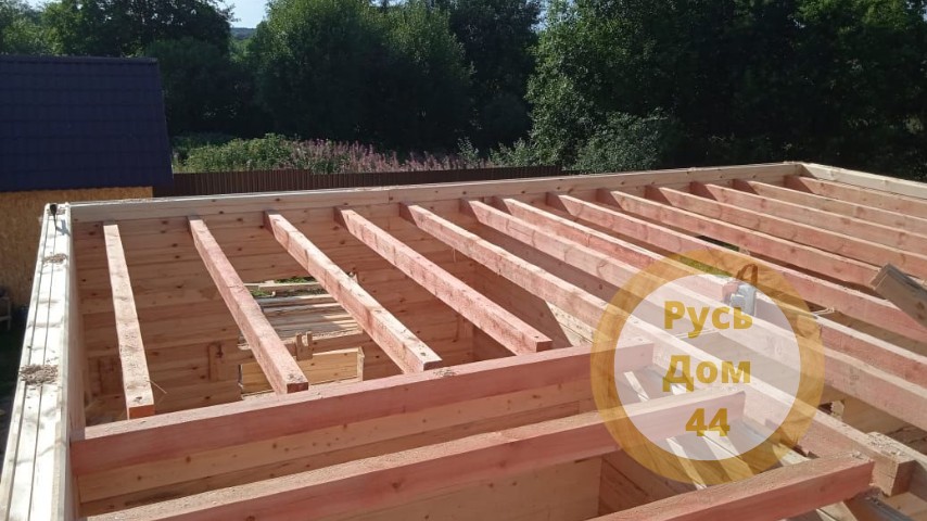 Дом из бруса двухэтажный 8х9 Клин-2-14