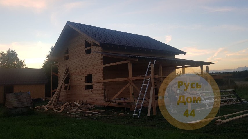 Дом из бруса двухэтажный 8х9 Клин-2-29