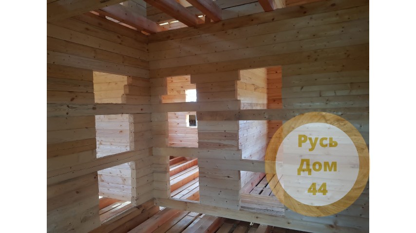 Дом из бруса двухэтажный 8х9 Клин-2-39