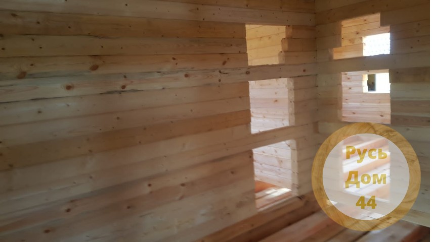 Дом из бруса двухэтажный 8х9 Клин-2-40