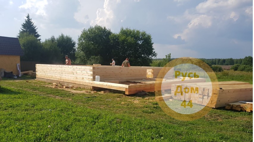 Дом из бруса двухэтажный 8х9 Клин-2-5