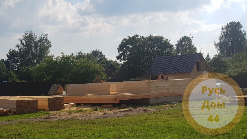 Дом из бруса двухэтажный 8х9 Клин-2-6