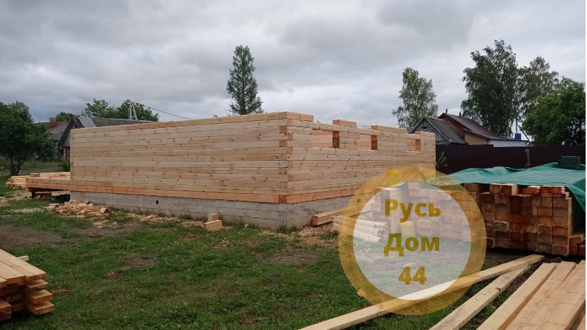 Дом из бруса двухэтажный 8х9 Клин-2-9